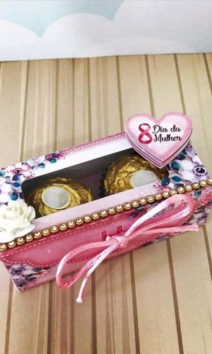 ARQUIVO CAIXA 2 DOCES FERRERO ROCHER DIA DA MULHER #4006