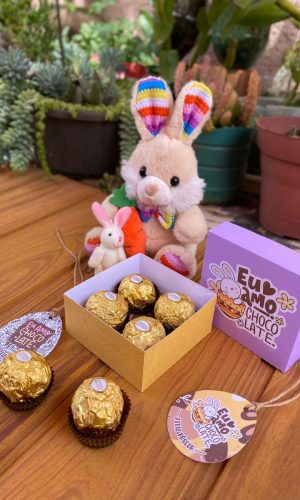 Arquivo Caixa 4 Doces Pascoa com Molde #13726