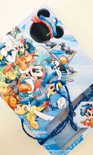 ARQUIVO CAIXA CONFEITEIRO PASCOA MICKEY PIRATA #13631