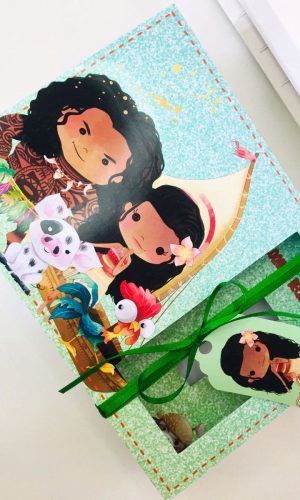 ARQUIVO CAIXA CONFEITEIRO PASCOA MOANA CUTE #13633