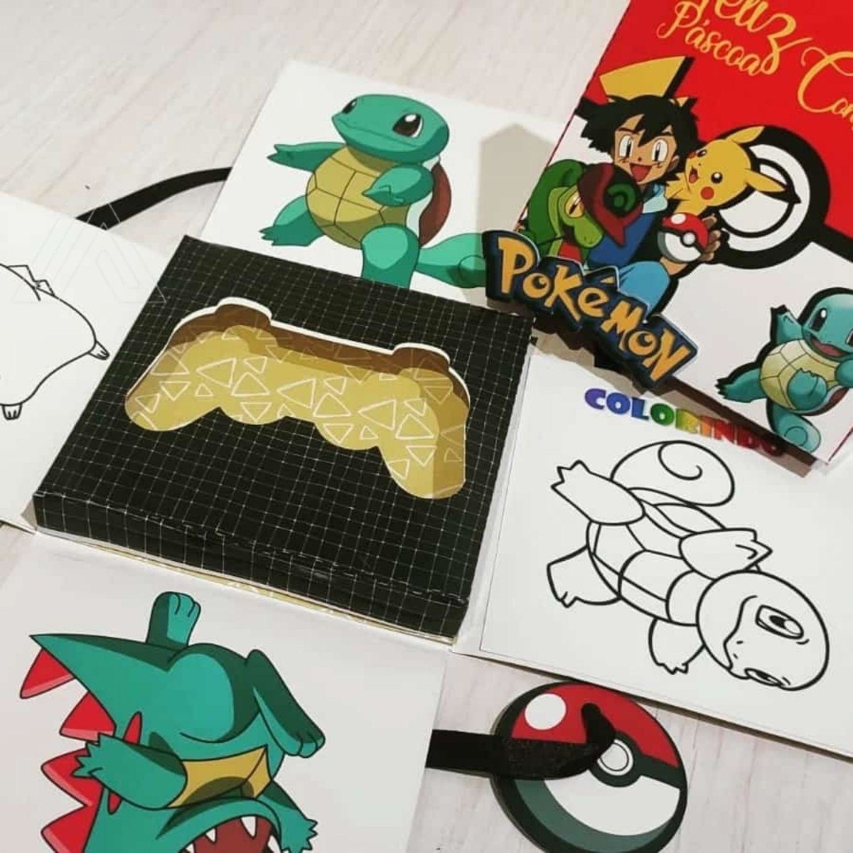 ARQUIVO CAIXA CONFEITEIRO PASCOA POKEMON #13625 - Imagem 2