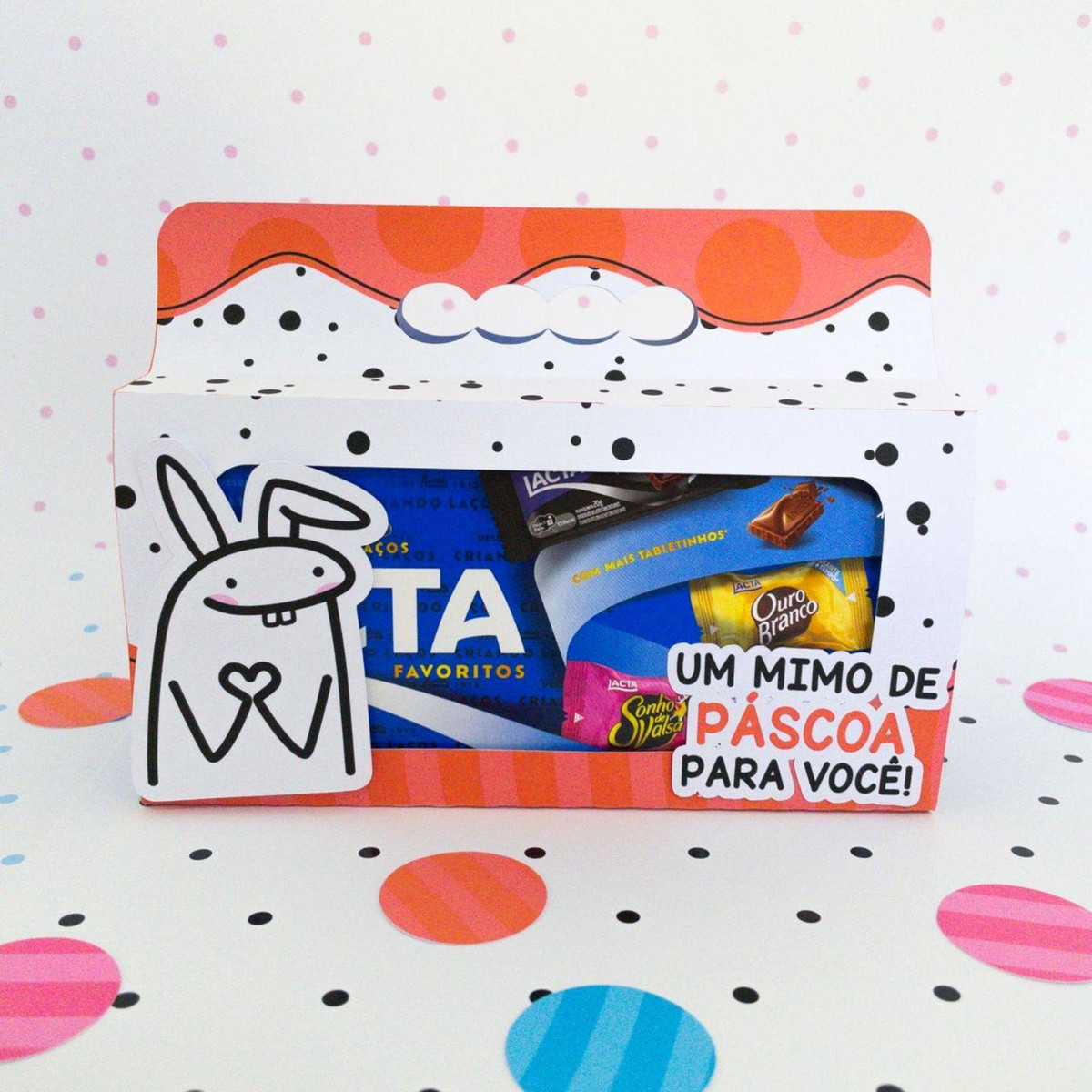 ARQUIVO CAIXA DE CHOCOLATE FLORK DE PASCOA #13831 - Imagem 2