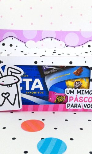 ARQUIVO CAIXA DE CHOCOLATE FLORK DE PASCOA #13831