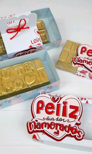 ARQUIVO CAIXA DIA DOS NAMORADOS BARRA DE CHOCOLATE #5611
