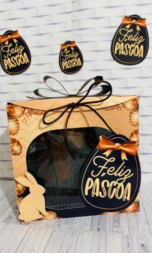 ARQUIVO CAIXA OVO DE PASCOA E COPO 500ml EMPRESAS #13723