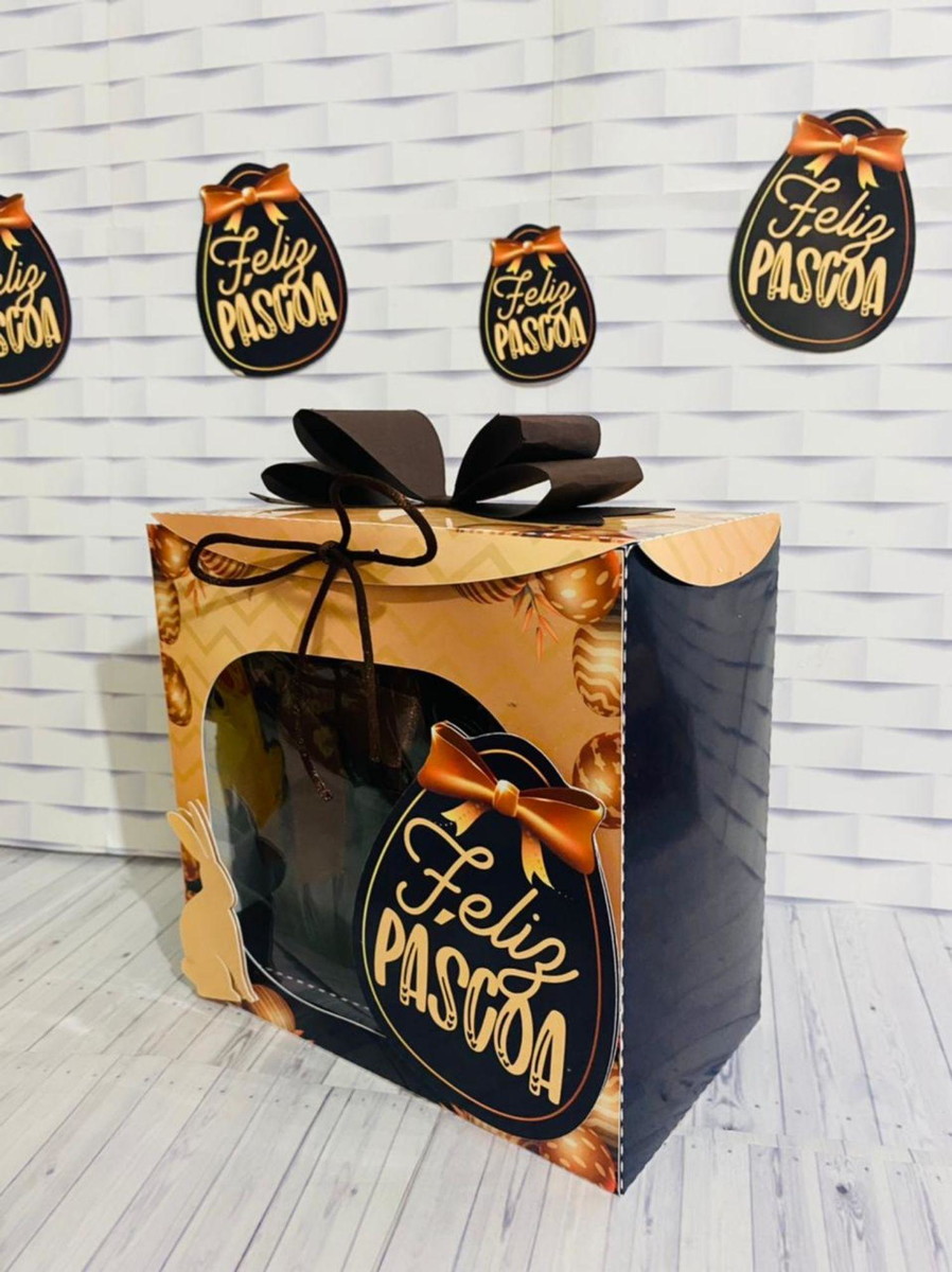 ARQUIVO CAIXA OVO DE PASCOA E COPO 500ml EMPRESAS #13723 - Imagem 2