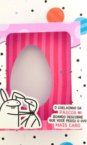 ARQUIVO CAIXA PARA OVO DE COLHER 350g FLORK DE PASCOA #13827