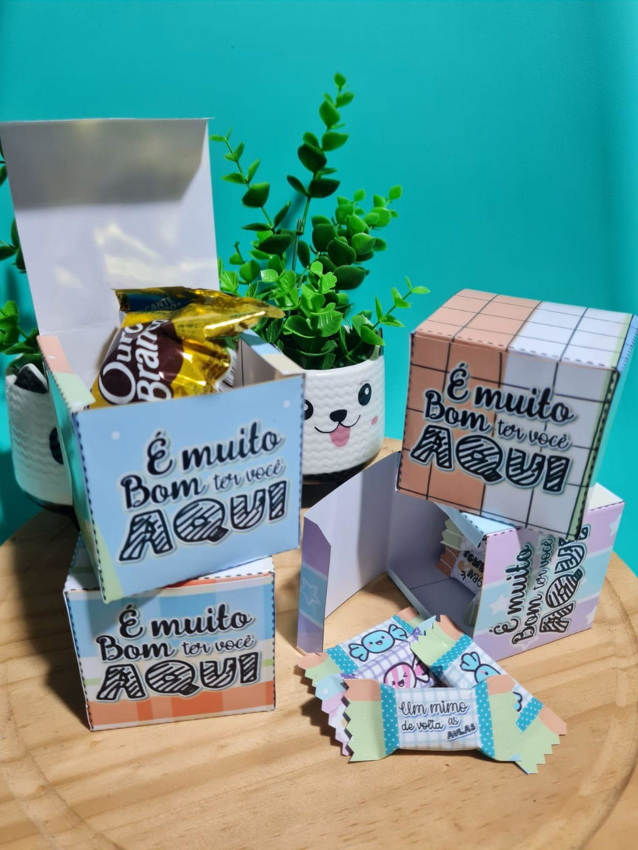 Arquivo Caixinhas Cubo Giz e Pirulitos Volta às Aulas #11409