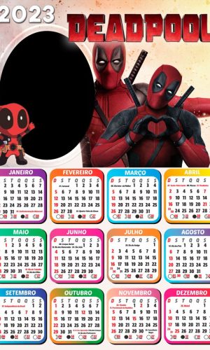 Arquivo Calendário Infantil Tema Homem Aranha 2023 #15635