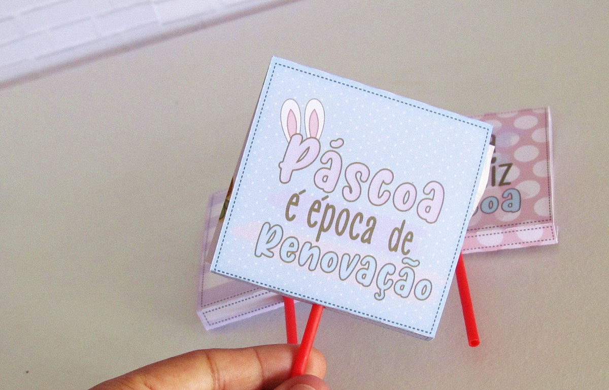 ARQUIVO CAPA PARA PIRULITOS BRINDES CLIENTE PASCOA #13849 - Imagem 3
