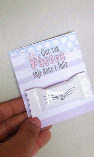 ARQUIVO CARD COM BALINHAS BRINDES CLIENTE PASCOA #13850