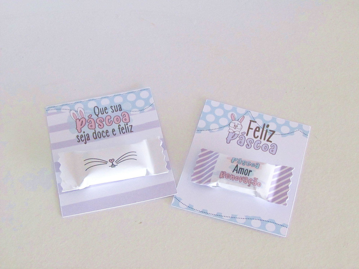 ARQUIVO CARD COM BALINHAS BRINDES CLIENTE PASCOA #13850 - Imagem 3
