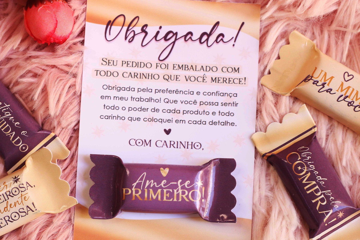 Arquivo Card P/ Balinha Brindes Clientes Dia Das Mães #13955 - Imagem 3