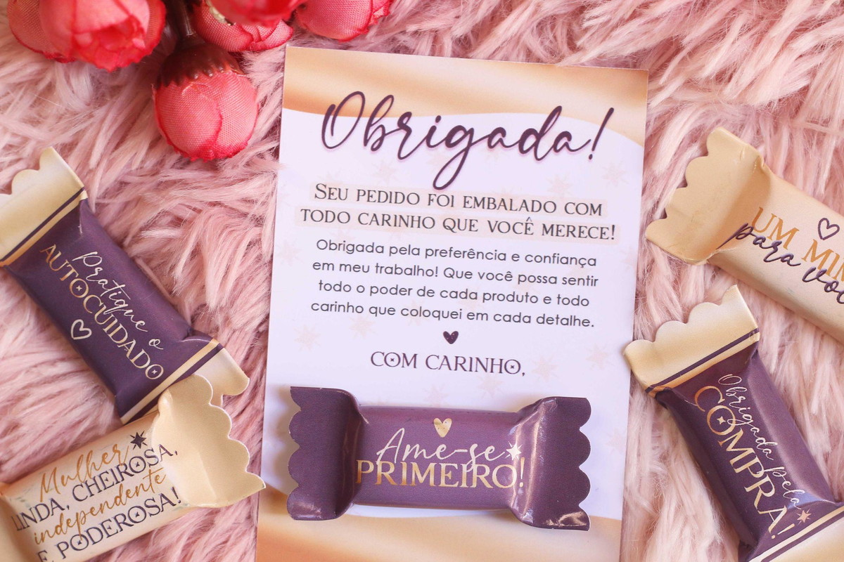 Arquivo Card P/ Balinha Brindes Clientes Dia Das Mães #13955