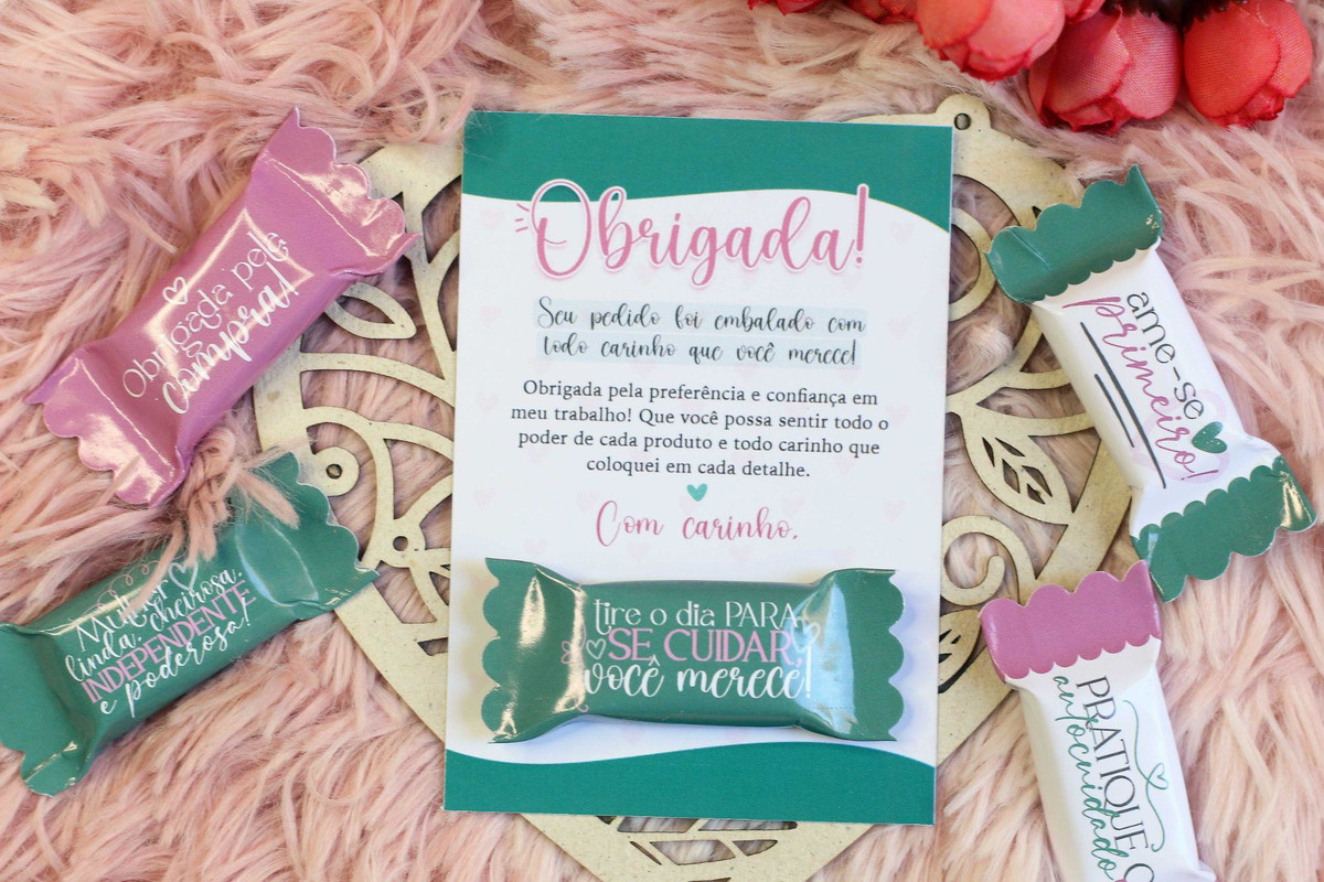 Arquivo Card p/ Balinha Brindes Clientes Dia das Mães #13960