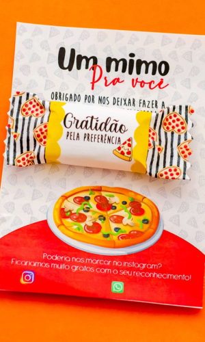 ARQUIVO CARTÃO E BALINHAS PIZZA #11143