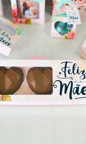 ARQUIVO CORTE CAIXA 3 CORAÇÕES CHOCOLATE DIA DAS MÃES #5010