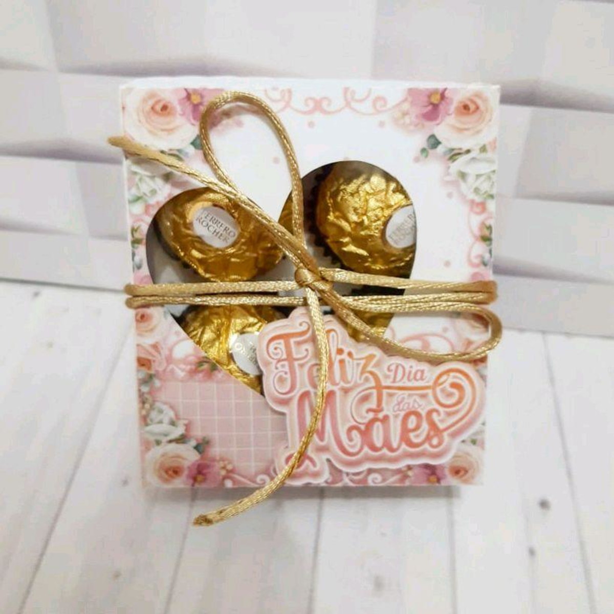 ARQUIVO CORTE CAIXA 4 DOCES DIA DAS MÃES #5135 - Imagem 2