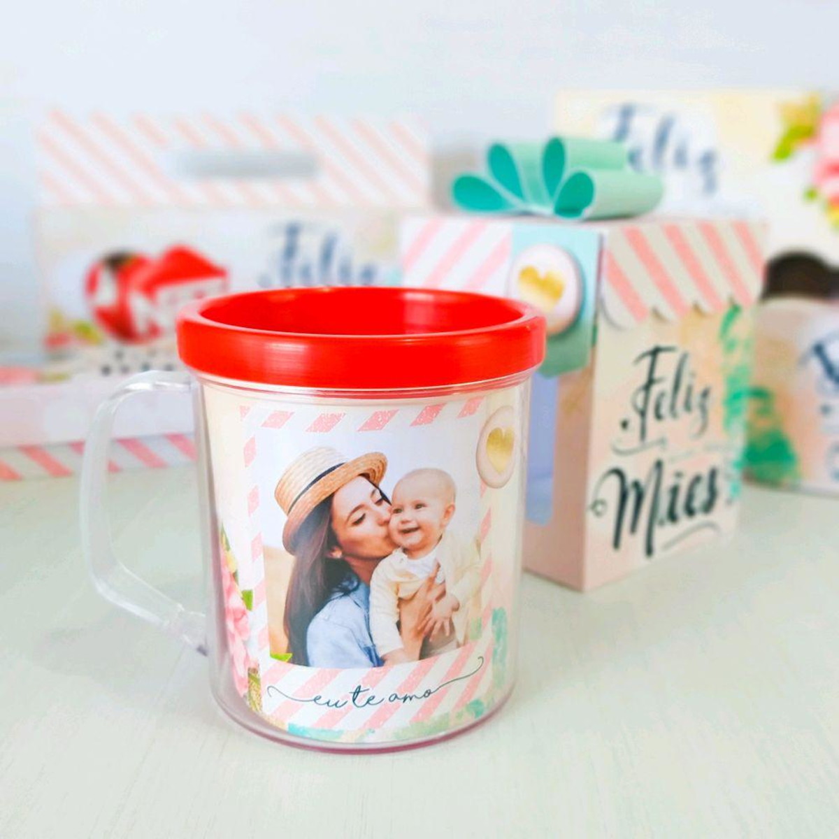 ARQUIVO CORTE CAIXA E ARTE PARA CANECA DIA DAS MÃES #5018 - Imagem 4