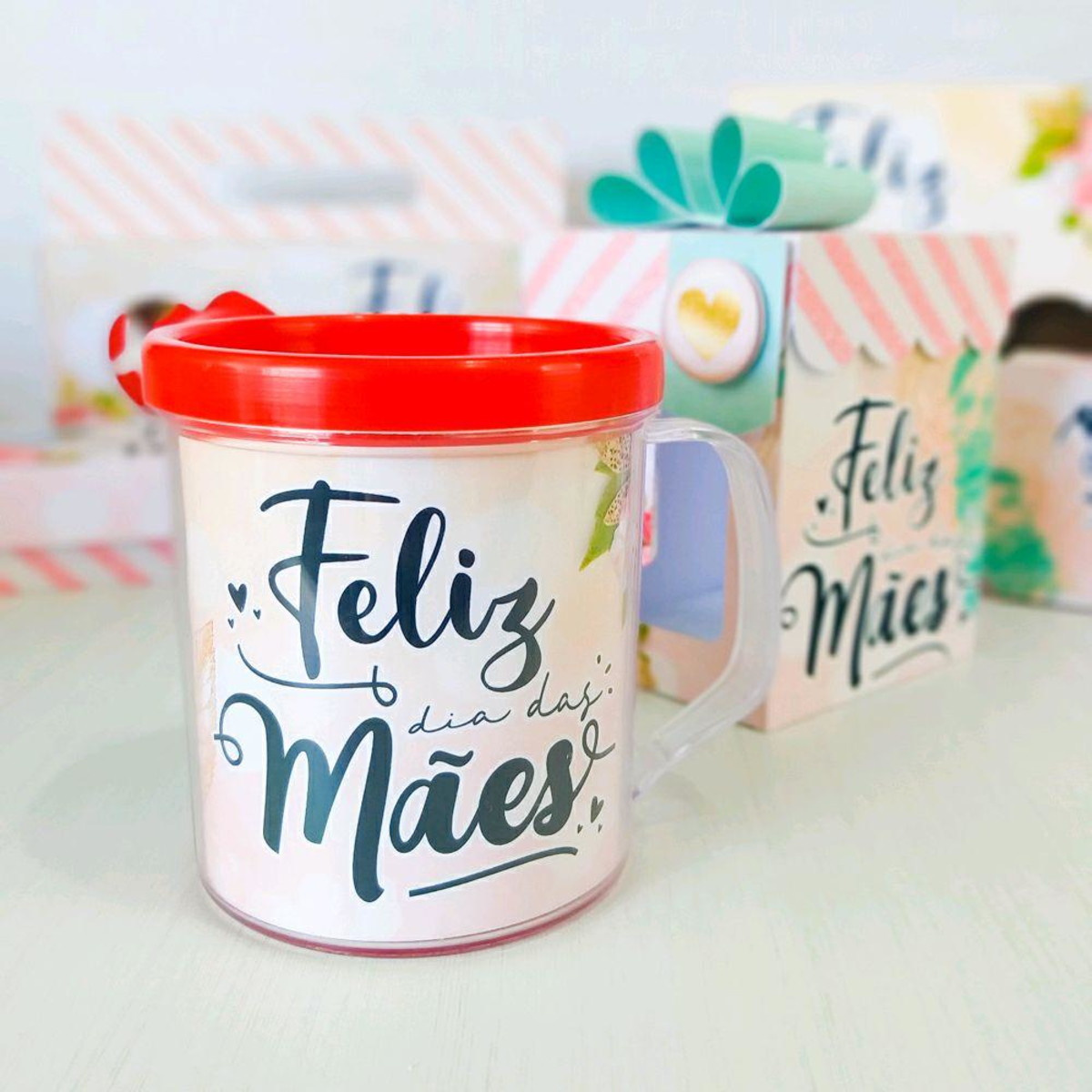 ARQUIVO CORTE CAIXA E ARTE PARA CANECA DIA DAS MÃES #5018 - Imagem 4