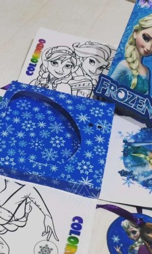 ARQUIVO CORTE CAIXA EXPLOSAO PASCOA FROZEN #13621