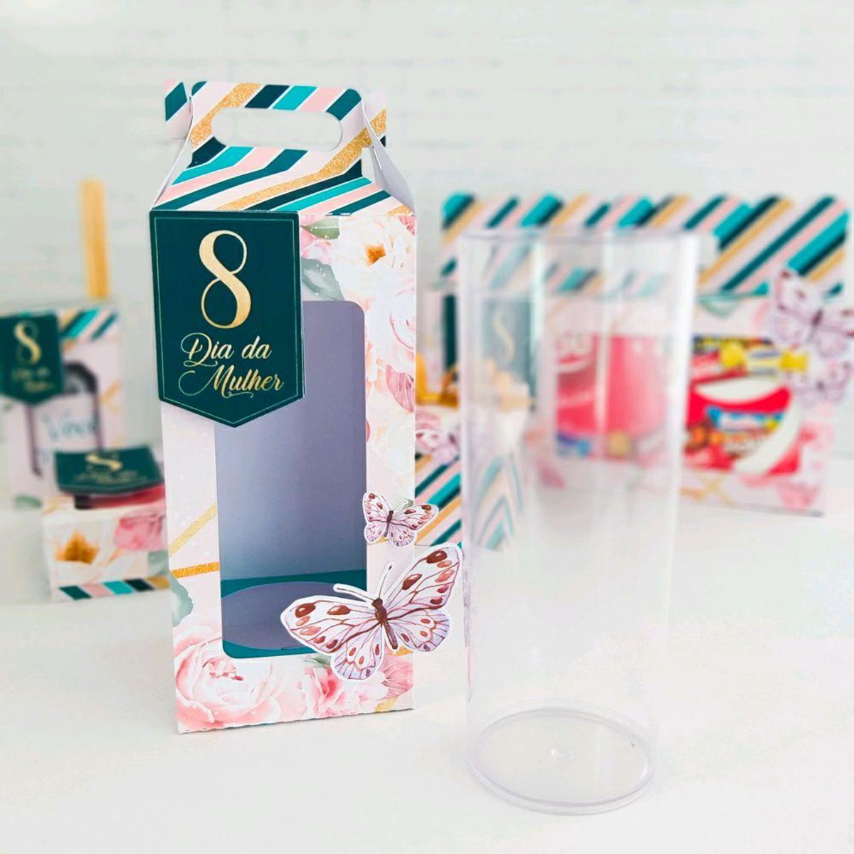 ARQUIVO CORTE CAIXA PARA LONG DRINK DIA DA MULHER #4015