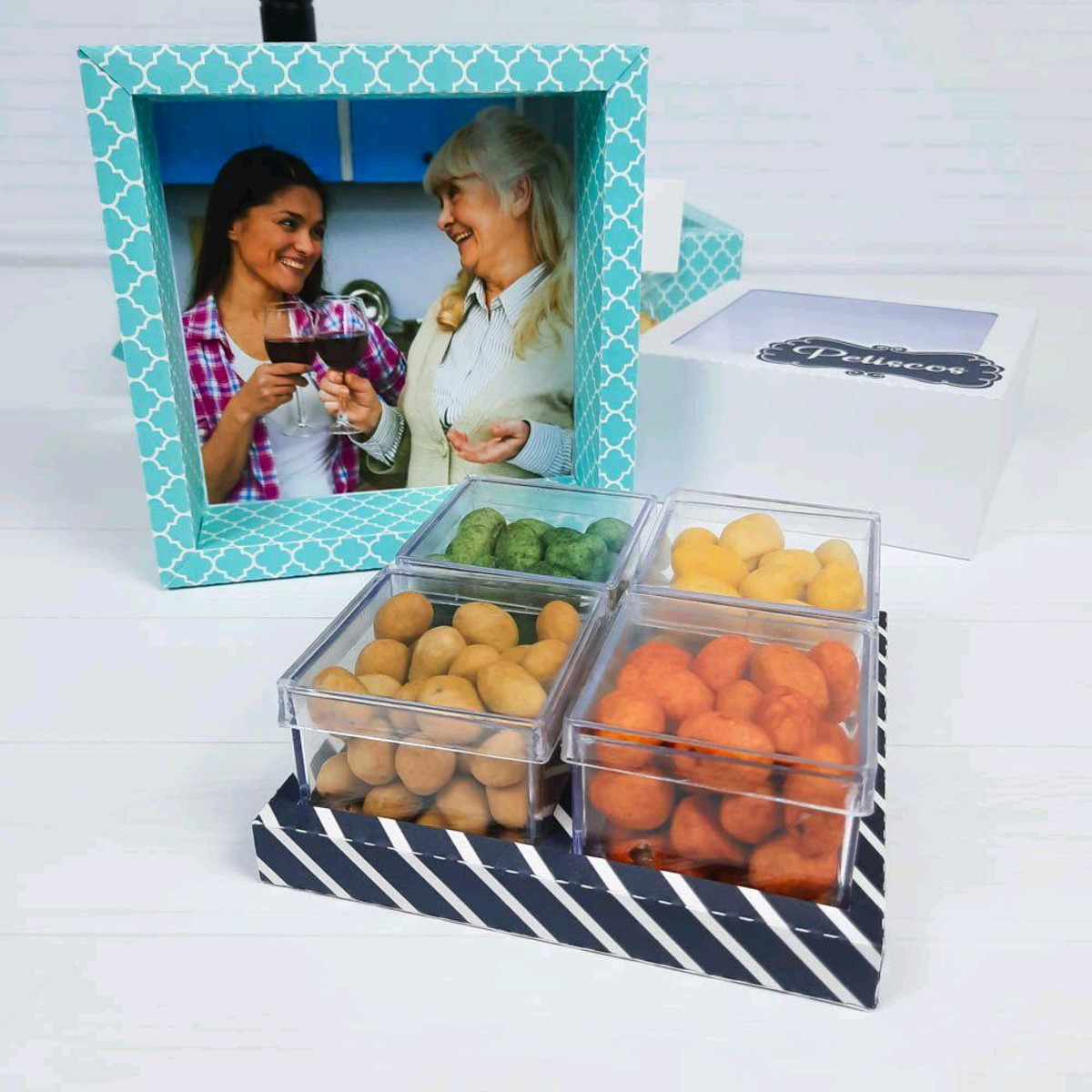 ARQUIVO CORTE CAIXA QUADRO PARA PETISCO DIA DAS MÃES #5113