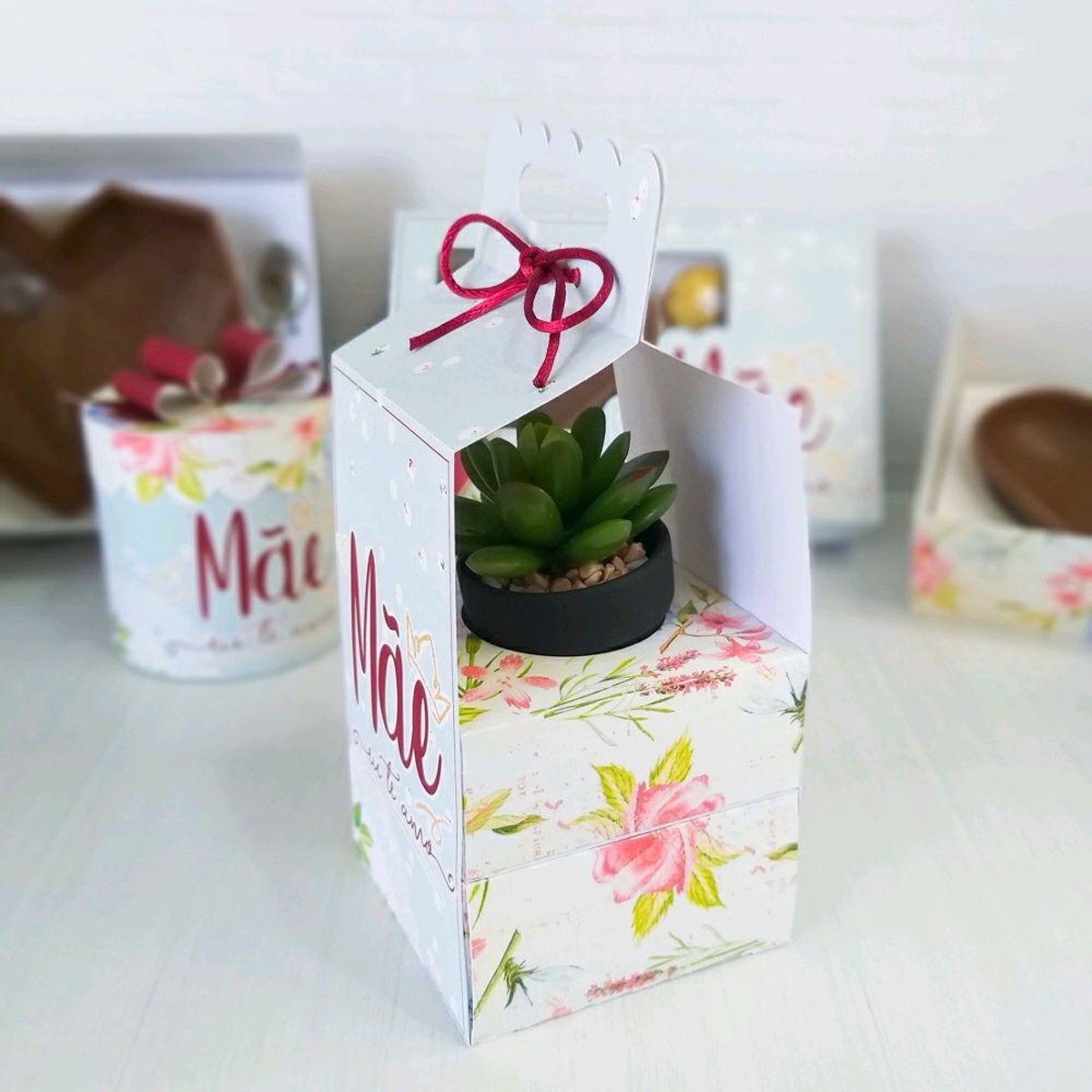 Arquivo Corte Caixa Suculenta e Doces Dia das Mães #5023 - Imagem 3