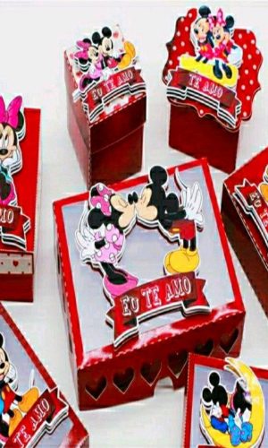 ARQUIVO CORTE CAIXAS PARA DOCES MICKEY (#364) - PDF E STUDIO
