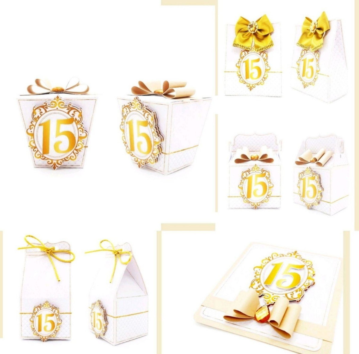 Arquivo Corte Festa de 15 Anos Dourado (#7890) pdf Studio