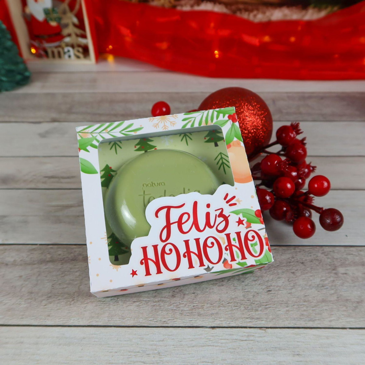 Arquivo Corte Kit Caixas Envelope para Sabonete Natal #16598 - Imagem 4