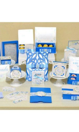 ARQUIVO CORTE KIT CASAMENTO AZUL ROYAL (#7088) PDF STUDIO