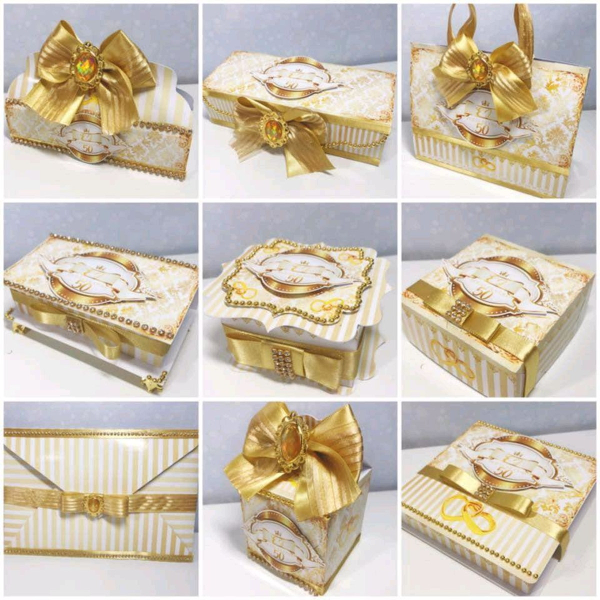 Arquivo Corte Kit Casamento Dourado (#7093) Pdf Studio
