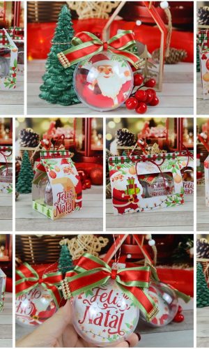 Arquivo Corte Kit Combo Caixas para Esferas de Natal #16601