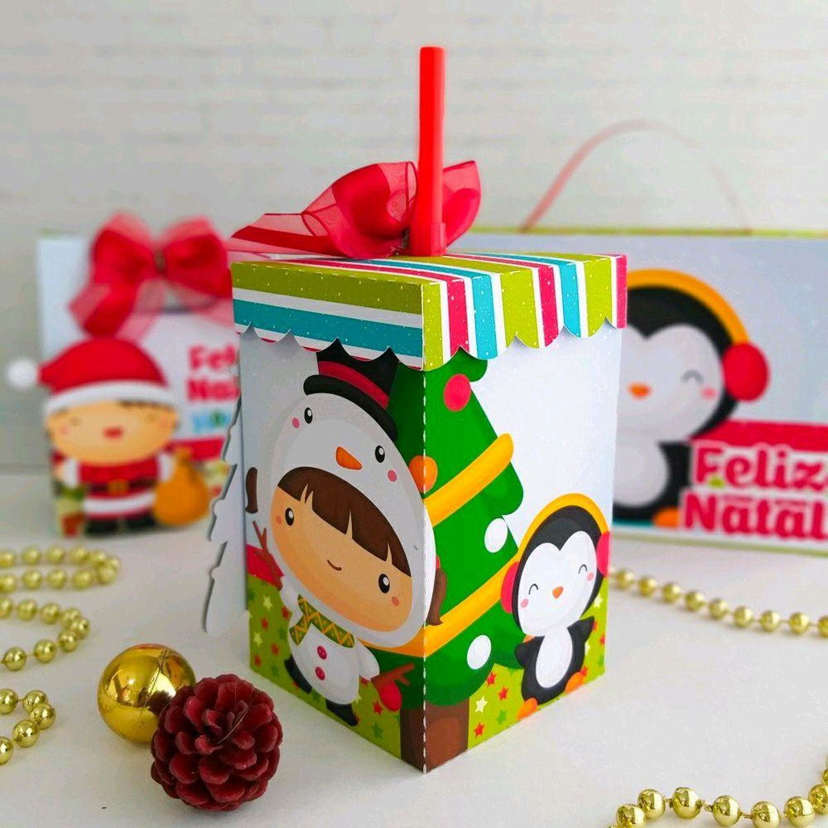 Arquivo Corte Natal Caixa para Copo Twister (2047)pdf Studio - Imagem 4