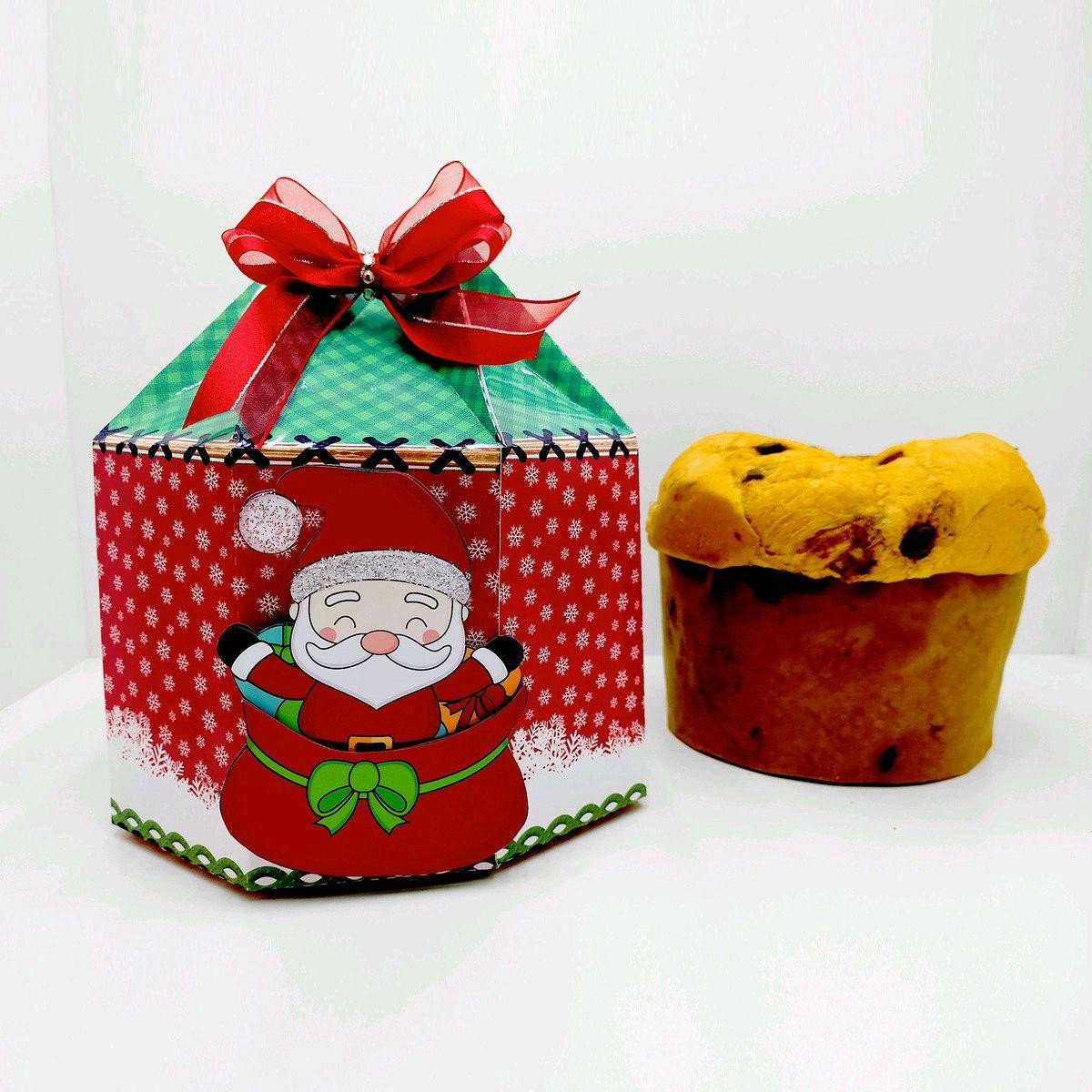 ARQUIVO CORTE NATAL CX PARA PANETONE 400g (#2076)STUDIO PDF