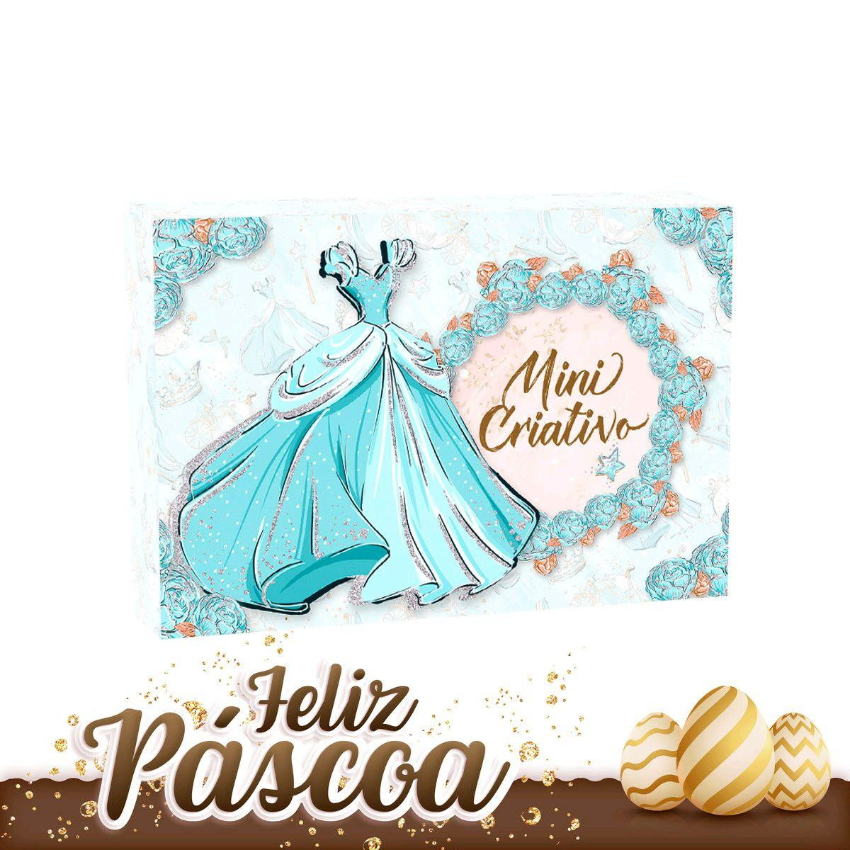 ARQUIVO CORTE PASCOA CAIXA MINI CONFEITEIRO CINDERELA #3092 - Imagem 2