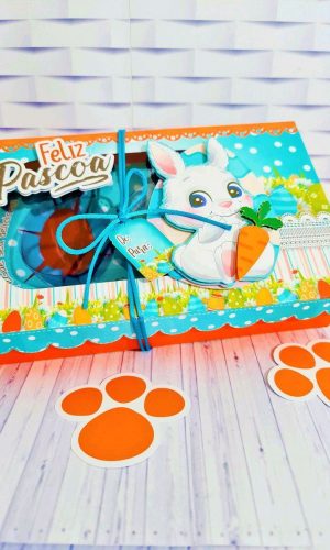 Arquivo Corte Pascoa Caixa Mini Confeiteiro Coelhinho #3283