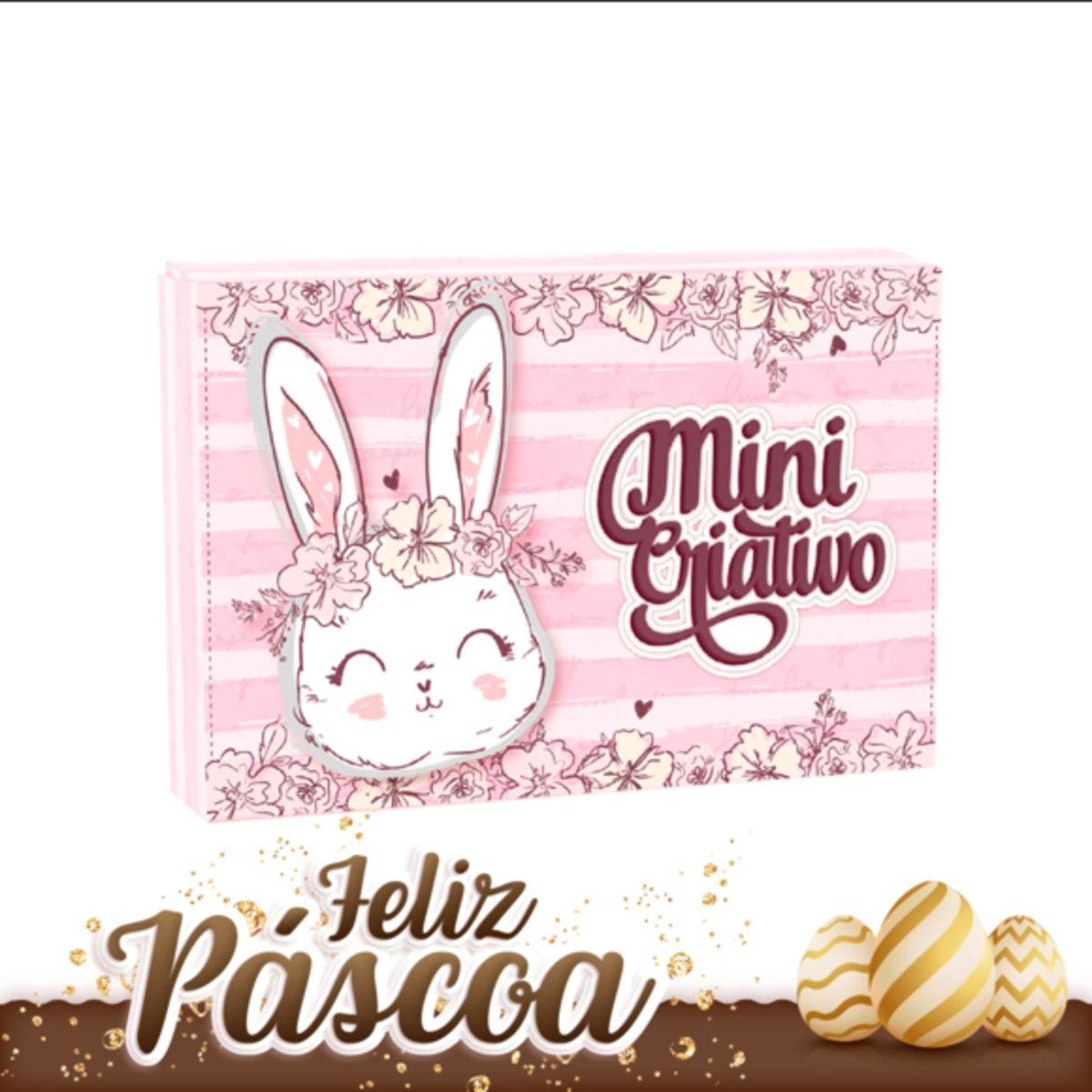 ARQUIVO CORTE PASCOA CAIXA MINI CONFEITEIRO COELHO ROSA 3095 - Imagem 3