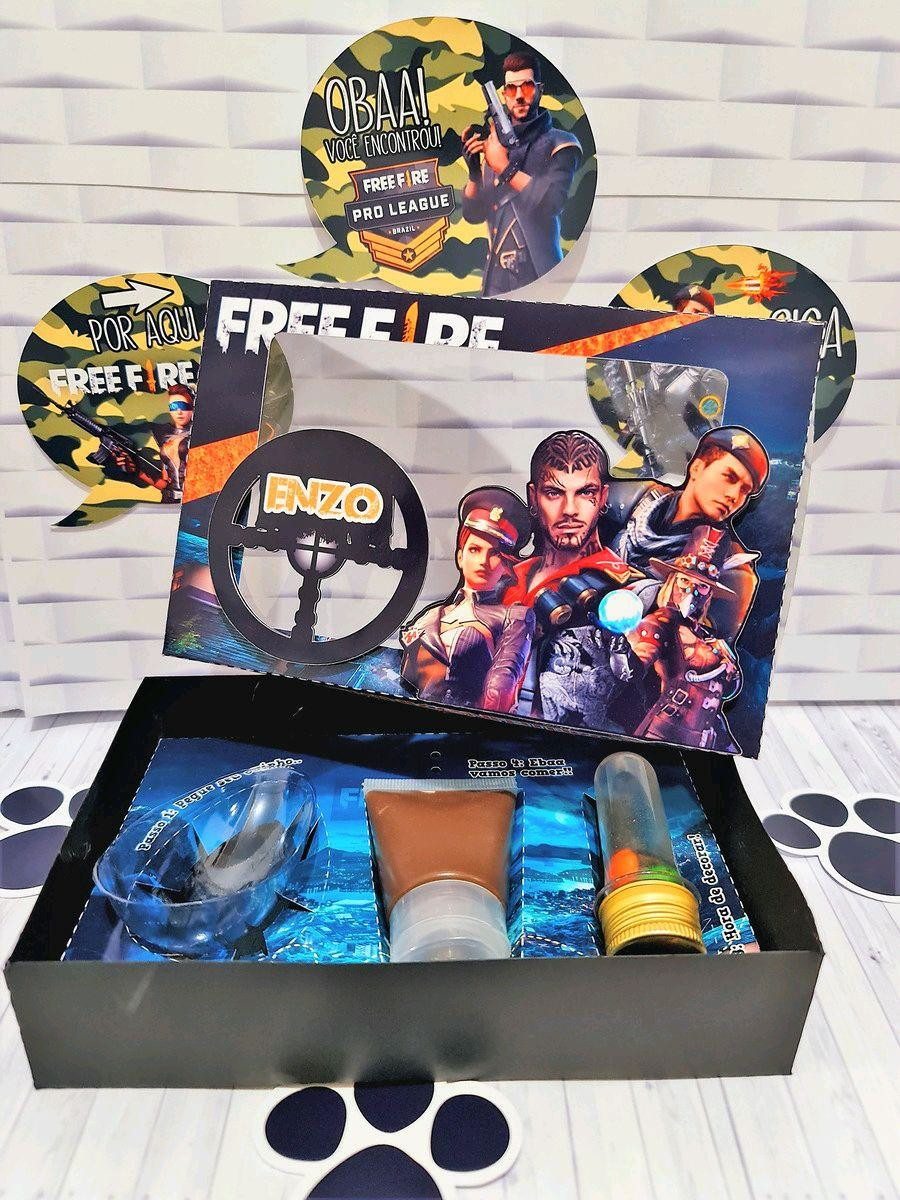ARQUIVO CORTE PASCOA CAIXA MINI CONFEITEIRO FREE FIRE #3284