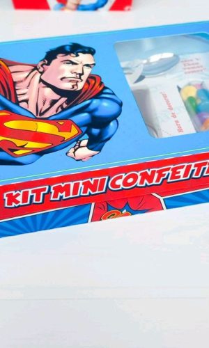 ARQUIVO CORTE PASCOA CAIXA MINI CONFEITEIRO SUPERMAN #3378