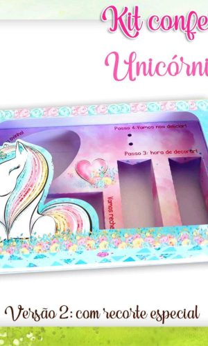 ARQUIVO CORTE PASCOA CAIXA MINI CONFEITEIRO UNICORNIO #3177