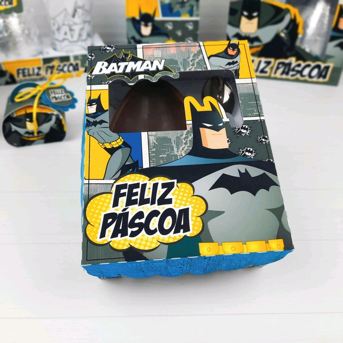 ARQUIVO CORTE PASCOA CAIXA OVO DE COLHER BATMAN 250g #3380 - Imagem 2