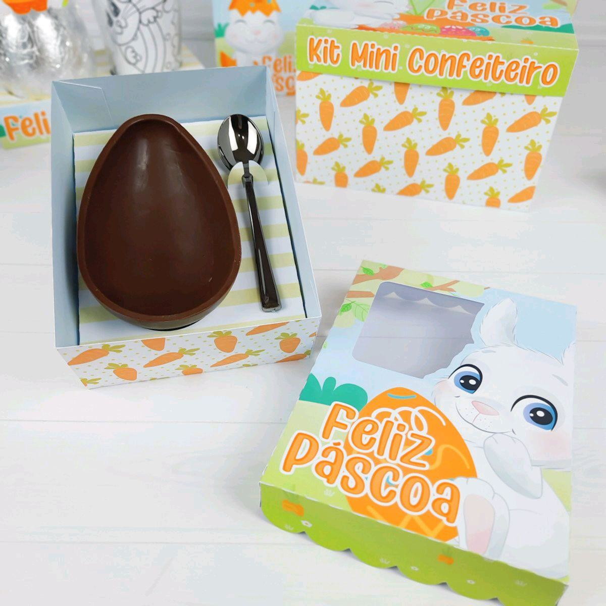 ARQUIVO CORTE PASCOA CAIXA OVO DE COLHER COELHINHO 250g 3383