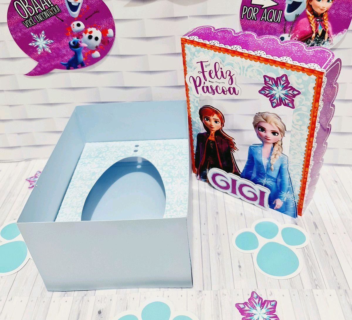 ARQUIVO CORTE PASCOA CAIXA OVO DE COLHER FROZEN 250g #3240