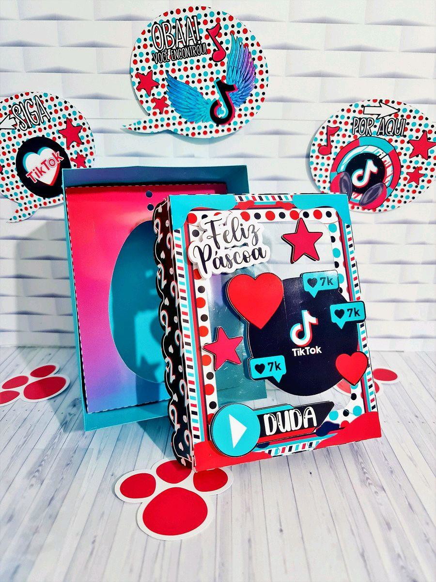 ARQUIVO CORTE PASCOA CAIXA OVO DE COLHER TIK TOK 500g #3322