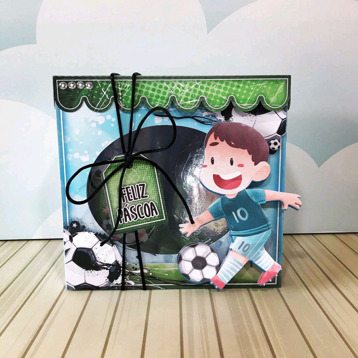 ARQUIVO CORTE PASCOA CAIXA OVO E COPO FUTEBOL #4587 - Imagem 3