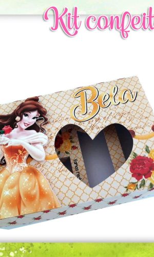 ARQUIVO CORTE PASCOA MINI CONFEITEIRO A BELA E A FERA #3162
