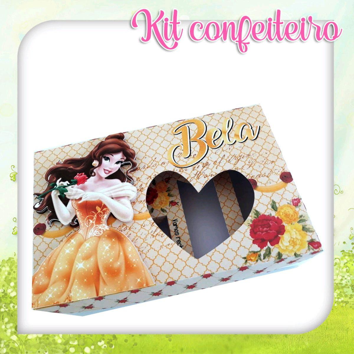 ARQUIVO CORTE PASCOA MINI CONFEITEIRO A BELA E A FERA #3162