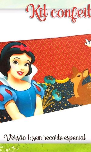 ARQUIVO CORTE PASCOA MINI CONFEITEIRO BRANCA DE NEVE #3166